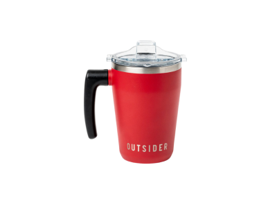 Outsider The AM Travel Mug, Red