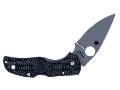 Spyderco 2.95" Spear Point CPM S35VN Blade Black FRN Pocket Knife
