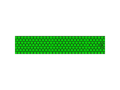 White Water Archery Honeycomb Arrow Wraps, Neon Green, 15