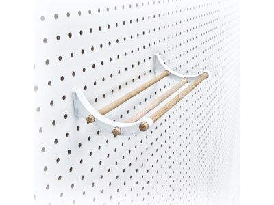 Peggy Pegboard Storage Organizer 12" Kit, White