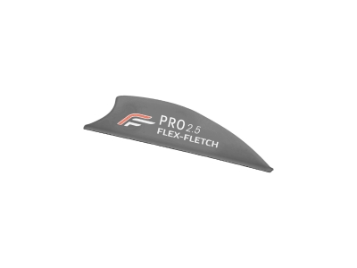 Flex-Fletch Pro 2.5 Vanes Blaze, Grey, 36 count