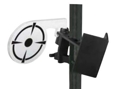 Birchwood  T-Post Dueling Metal Target, Black/White