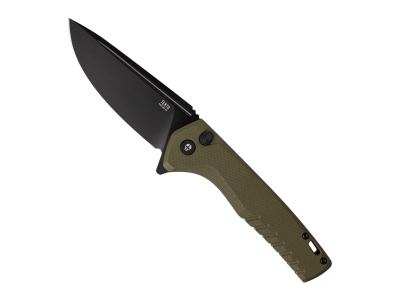 Tekto F3 Charlie Folding Knife // OD Green G10 - Black Accents