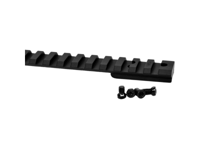 Warne Vapor Picatinny Rail, Matte Black