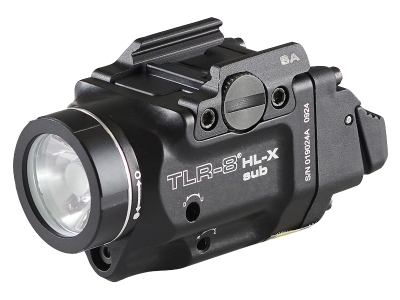 Streamlight TLR-8 Black Aluminum Springfield Hellcat 1,000 Lumens Red Laser