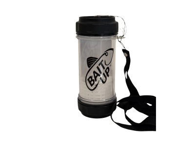 BaitUp Bait Up Live Bait Container, Portable with Floating Basket Clear, 20oz