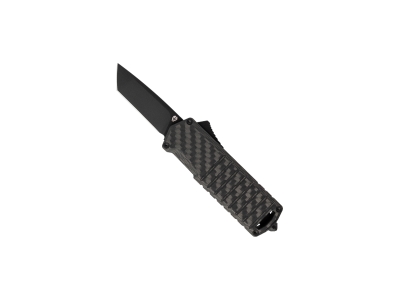 Tekto A2 Badger OTF Automatic Knife, Carbon Black