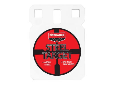 Birchwood  Gong Multiple Mount Metal Target, White