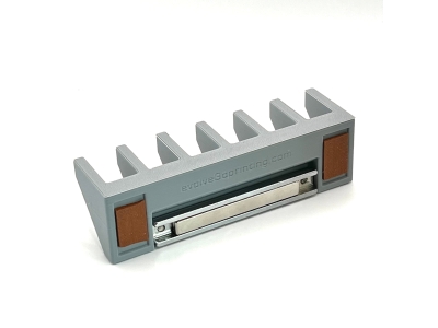 Evolve3D 1911 Pistol 6-Position Magazine Mount, 45ACP, 9mm, Ammo Storage, Grey