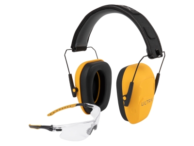 Allen ULTRX Shield Ear & Eye Protection Combo, Interstate Yellow