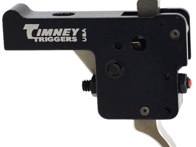 Timney Triggers Featherweight Deluxe Trigger, Black/Silver