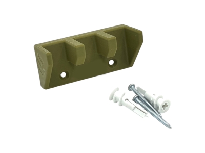 Evolve3D Pistol Magazine Wall Mount, Glock, Springfield, Sig, S&W, Ammo Storage, Green