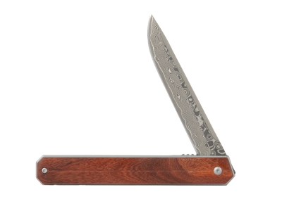 ABKT Spur Damascus Folding Knife