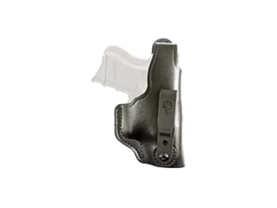 Desantis Gunhide Dual carry II IWB/OWB leather belt clip, Black, Right