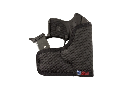 Desantis Gunhide Nemesis ammo pocket rubberized fabric, Black, Ambidextrous