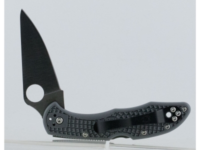 Spyderco 2.88" VG-10 Blade Gray FRN Handle Folding Knife