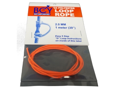 BCY 24 D-Loop Material Neon Orange 1m