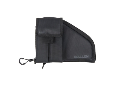 Allen Pistol Case with Mag Pouch, Black