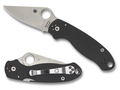 Spyderco 2.95" CPM S45VN Blade Black G10 Handle Folding Knife