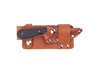 Whiteknuckler Classic M3 - Blackout Handle Stonewashed 154CM, Chestnut, Fixed Blade