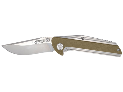 Camillus 2.75" Folding AUS-8 Blade Desert Tan G10 Handle