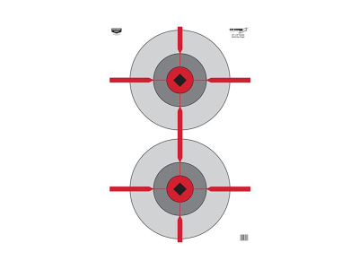 Birchwood  EZE-Scorer Bullseye Paper Target 23" x 35", Black/White, 100