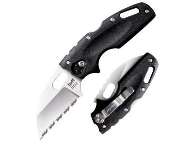 Cold Steel Tuff Lite Folder 2.5in Serrated Blk Polymer Hndl