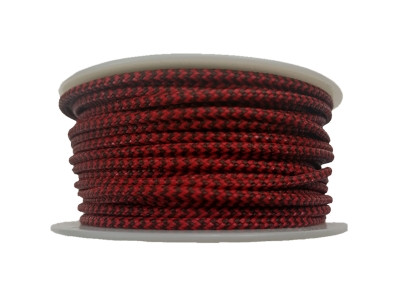 BCY 24 D-Loop Material Red/Black 1m, Black/Red