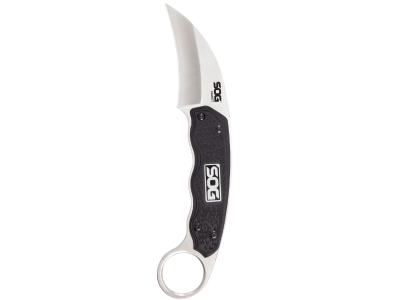 SOG Gambit, Black, Ambidextrous, Fixed Blade