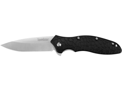 Kershaw 3" 8Cr13MoV Drop Point Blade Black GFN Handle
