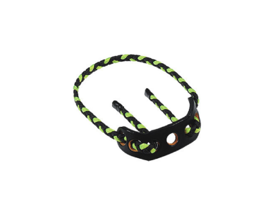 Paradox Braided Bow Wrist Sling, Neon Green