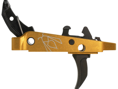 CMC Triggers AK Drop-In Yella Jacket Combat Trigger Group 2.0 Single-Stage Curved, Black/Yellow