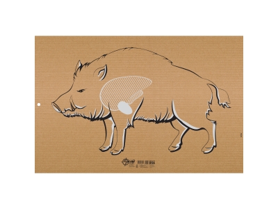 Allen EZ Aim Corrugated Silhouette Paper Shooting Target, Tan