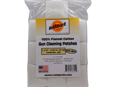 Rusteprufe 1.5" Flannel Cotton Cross Woven Patches, White, 500