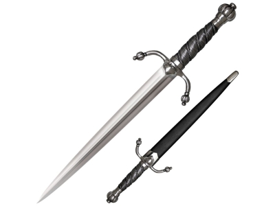 Cold Steel Colichemarde Dagger, Grey, Ambidextrous, Fixed Blade