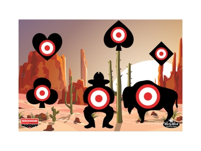 Birchwood  Shoot-N-C Pink Reactive Bullseye Pack