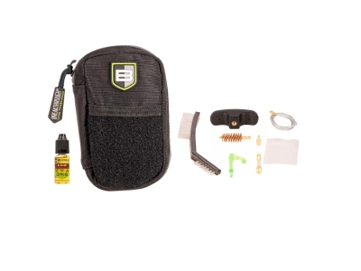 Breakthrough Badge Series Pull-Through Cleaning Kit w/ Molle Pouch, 12 Gauge