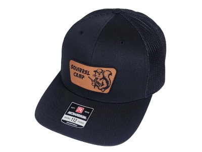 Artora Squirrel Camp Trucker Hat, Black