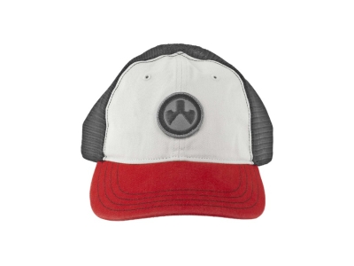 Magpul Icon Patch Trucker Hat, One Size Fits Most, Black/Red