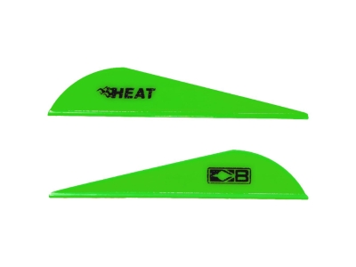 Bohning Heat Vanes Neon Green 36 pk.
