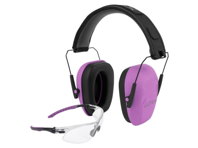 Allen ULTRX Shield Ear & Eye Protection Combo, Plum