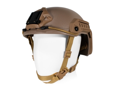 Air Raid High Cut Airsoft Tan Helmet Tactical, One Size Fits Most