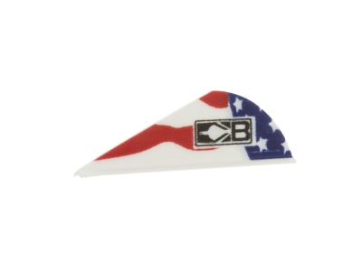 Bohning Blazer Vanes American Flag 100 pk.