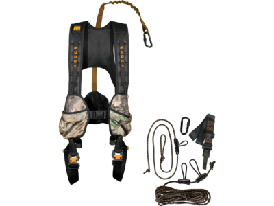 Muddy Crossover Combo Treestand Harness Size Large, Black