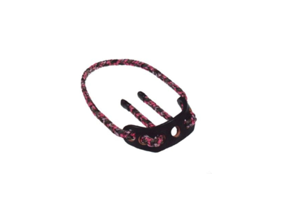Paradox Braided Bow Wrist Sling, Pink Camo