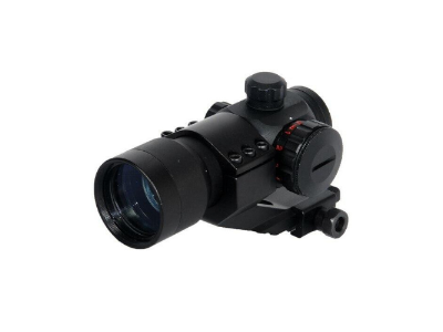 Lancer Tactical Red & Green Dot Scope w/ Cantilever Mount, Black