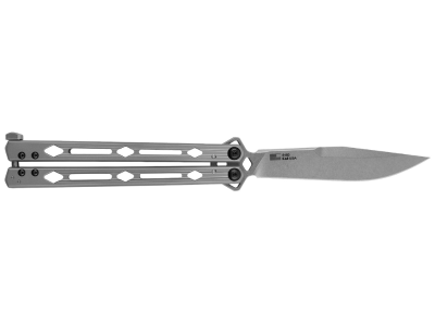 Kershaw 4.6" 14C28N Drop Point Blade Stainless Steel Handle