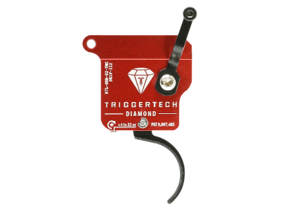 TriggerTech Rem 700 Diamond Trigger, Black/Red