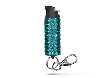 Guard Dog Bling It On Keychain Pepper Spray Teal, Green, 0.50 oz
