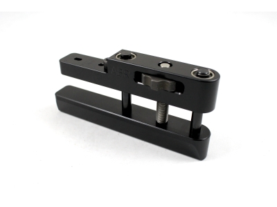 LSP Adjustable Bag Rider Flat Mounted Short Dowel V-Bottom, Hardened, Fine